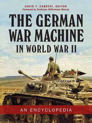 cover image of The German War Machine in World War II